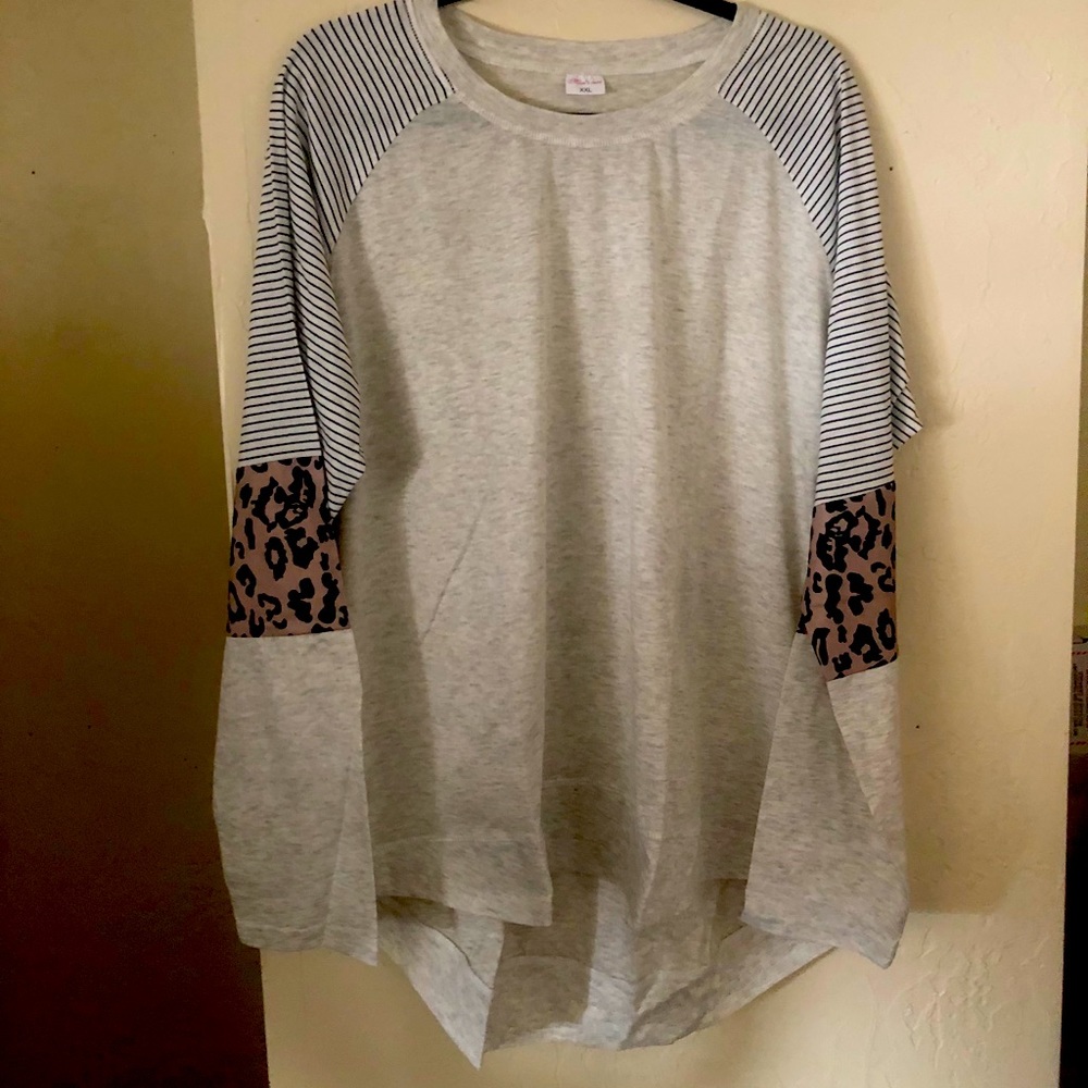 Women Long sleeve Top (Grey)